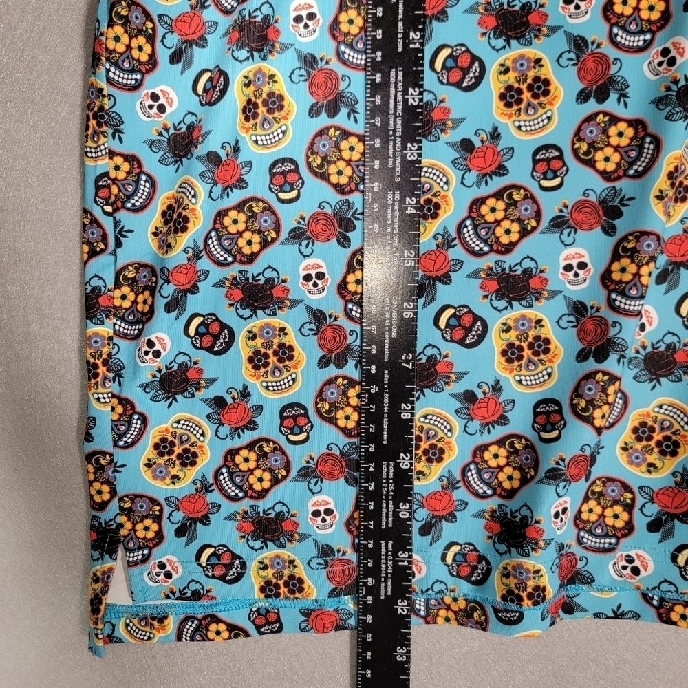 1764 Signature Performance Golf Polo Sugar Skull Sugar Dance SV16324 Size XL - Picture 3 of 10